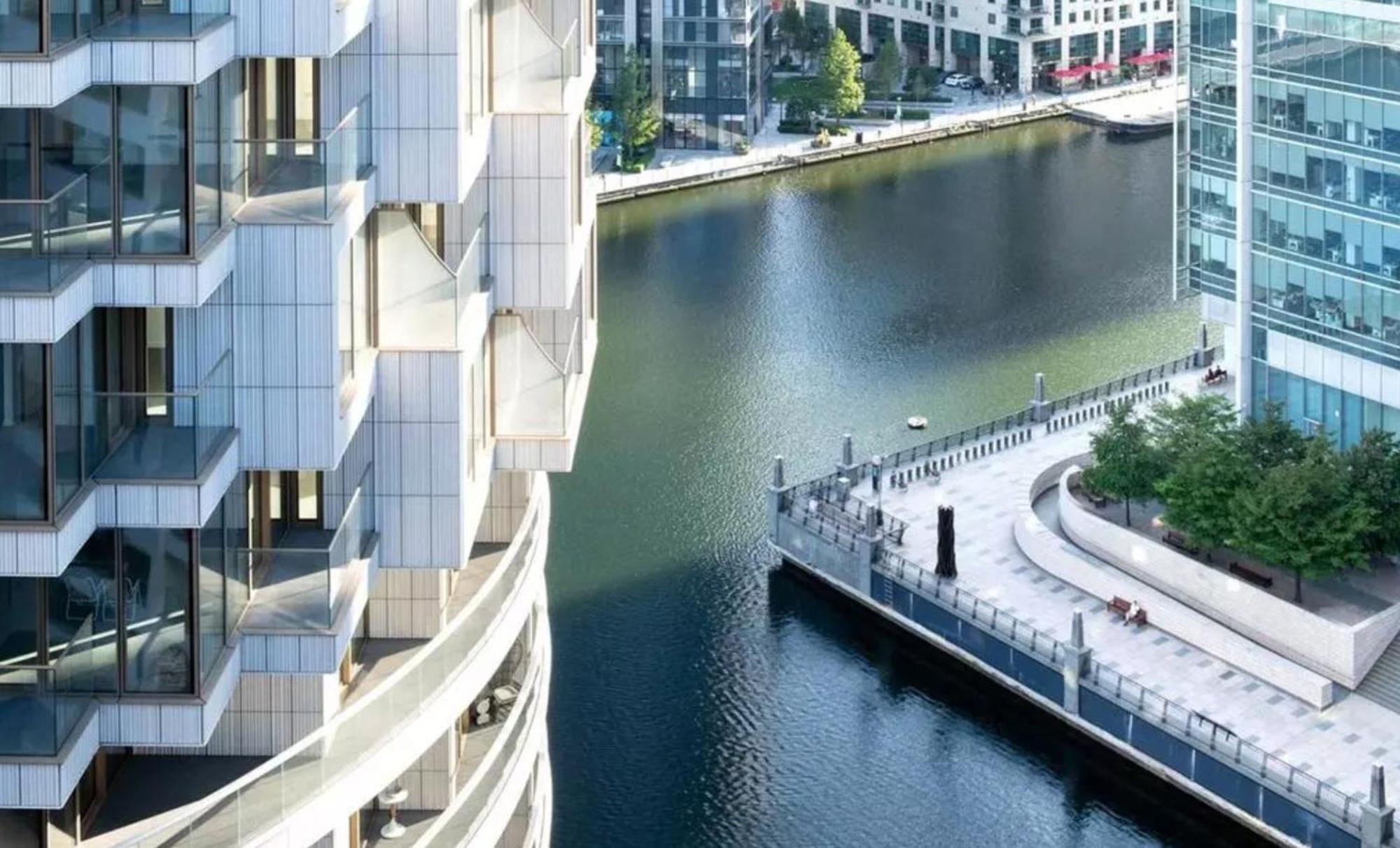 Two Bedrooms Penthouse One Park Drive, Canary Wharf London Exteriör bild
